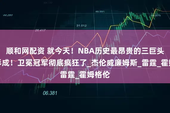 顺和网配资 就今天！NBA历史最昂贵的三巨头正式形成！卫冕冠军彻底疯狂了_杰伦威廉姆斯_雷霆_霍姆格伦
