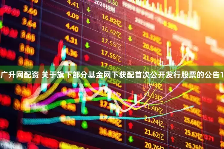 广升网配资 关于旗下部分基金网下获配首次公开发行股票的公告1